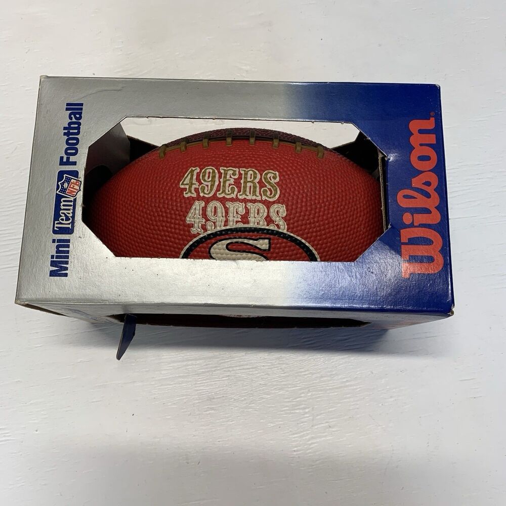 NEW NFL Wilson Mini Football San Francisco 49ers  Forty Niners From The 90s